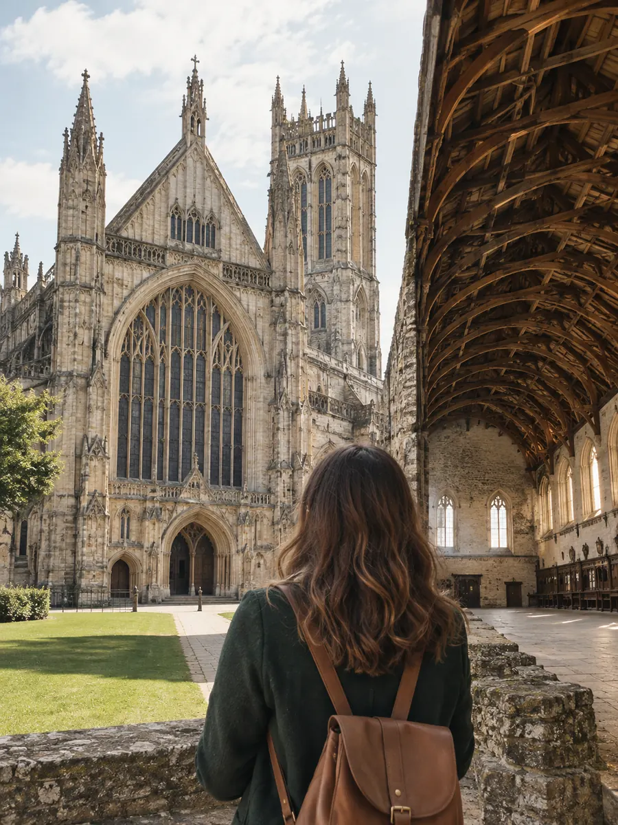 View at Winchester Cathedral and the Great Hall